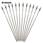 30 дюймов позвоночника 350 чистый углерод стрелка Диаметр 7,6 мм заменить стрелы для изогнутыйблочного Лука Охота стрельба из лука охота