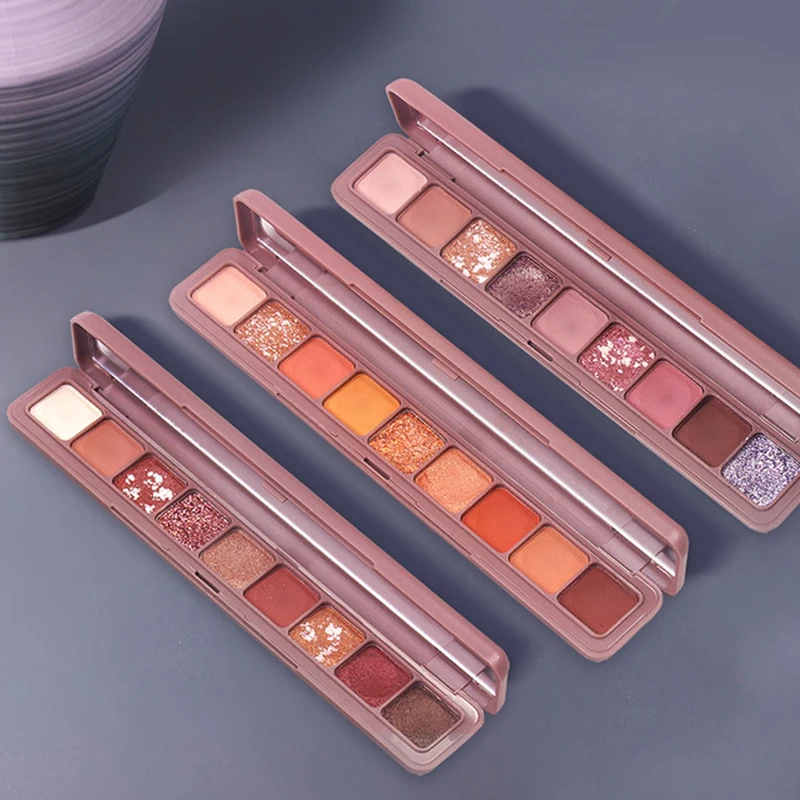 9 видов цветов блеск галактика тени для век Палитра Пигмент Блестящий Бриллиант