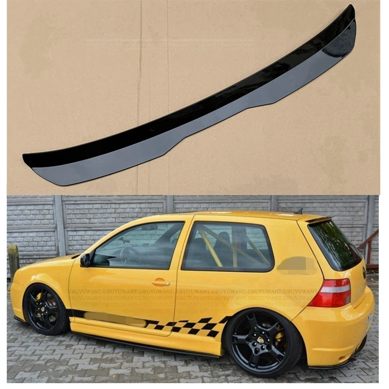 EPFBSQP для 99 06 VW Golf 4 MK4 R32 хэтчбек задний спойлер из АБС пластика Пластик Gloosy черный