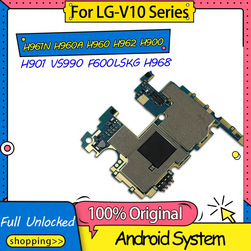 Материнская плата 32 гб/64 гб для LG V10 H960 H960A H962 H961N H900 H901 VS990 F600LSK H968 материнская