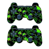green leaf cool skin sticker for ps 3 controller playstations remote controller games accessories