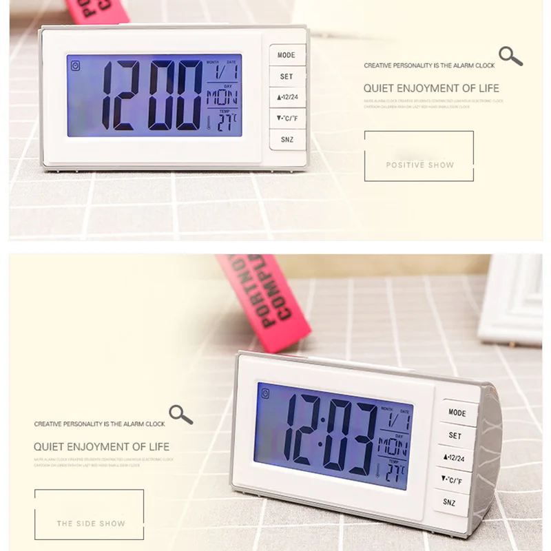 Будильник с будильником и режимом повтора хороший ночной светильник на