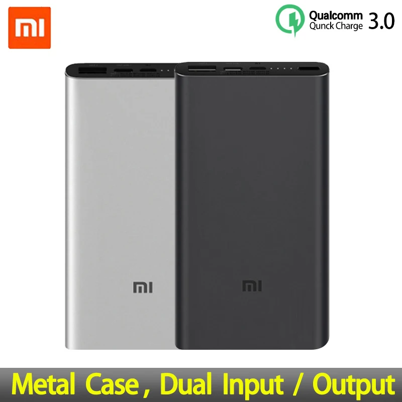 Xiaomi Mi 3 Pro 10000 мАч Power Bank зарядное устройство двухсторонняя Быстрая зарядка USB C