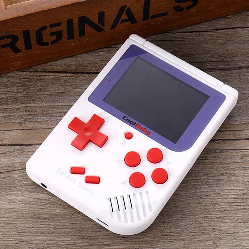 

100pcs Pop RS-6 Portable Retro Mini Handheld Game Console 8 Bit 2.0 Inch LCD Colour Children Game Player Built-in 129 Games