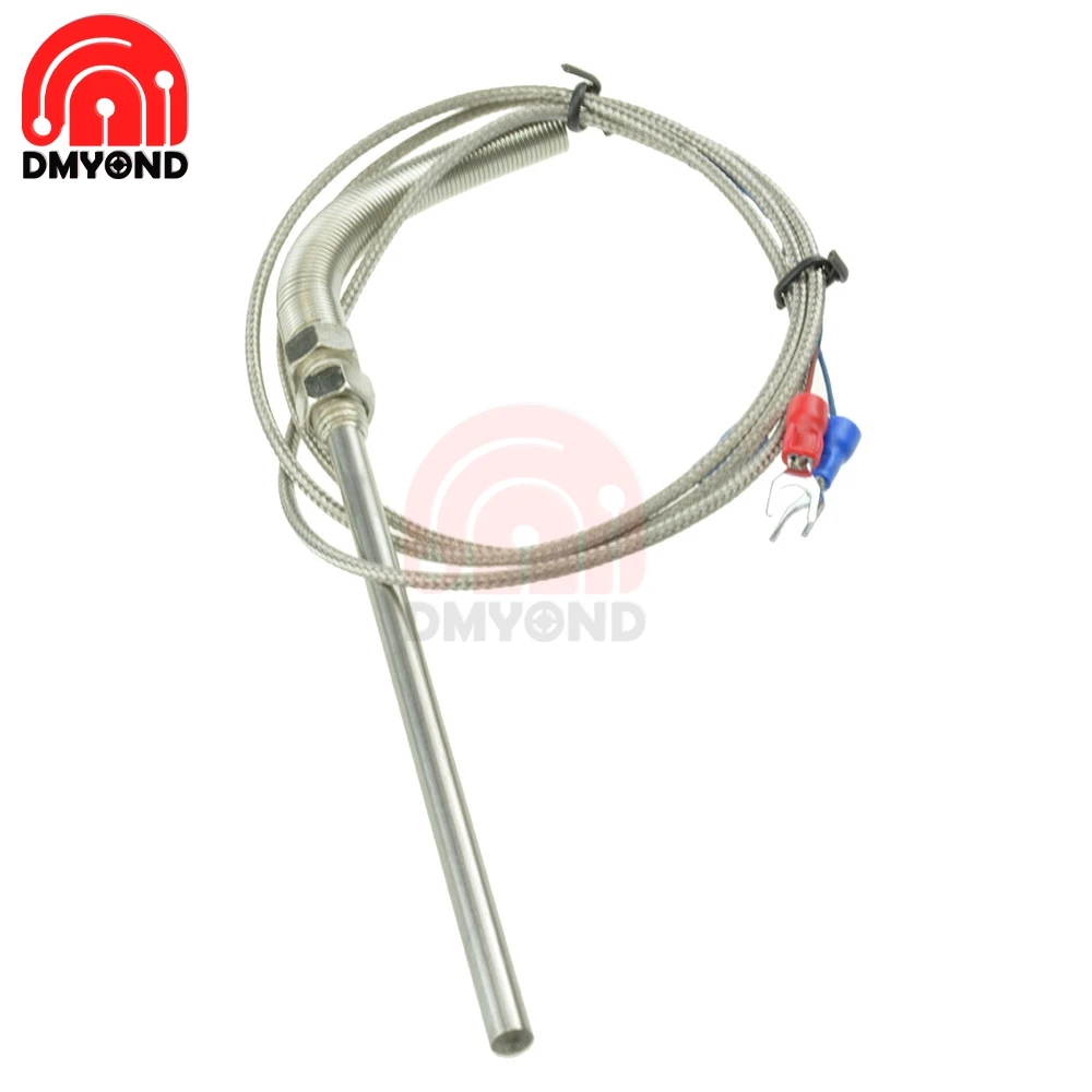 10cm Stainless Steel Shield Probe Tube RTD PT100 Temperature Sensor with 3 Cable Wires for Controller | Инструменты