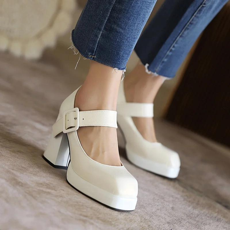 

brand mary janes nude shoes woman pumps super high heels buckle platform pumps lolita party dress shoes black red shoes AU084