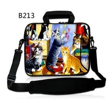 Cats Laptop bag Sleeve Case Protective Shoulder handBag Notebook Briefcases For 13 14 15.6 inch Macbook Air HP Lenovo Dell