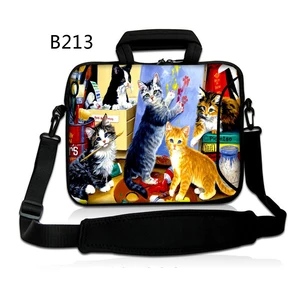 cats laptop bag sleeve case protective shoulder handbag notebook briefcases for 13 14 15 6 inch macbook air hp lenovo dell free global shipping