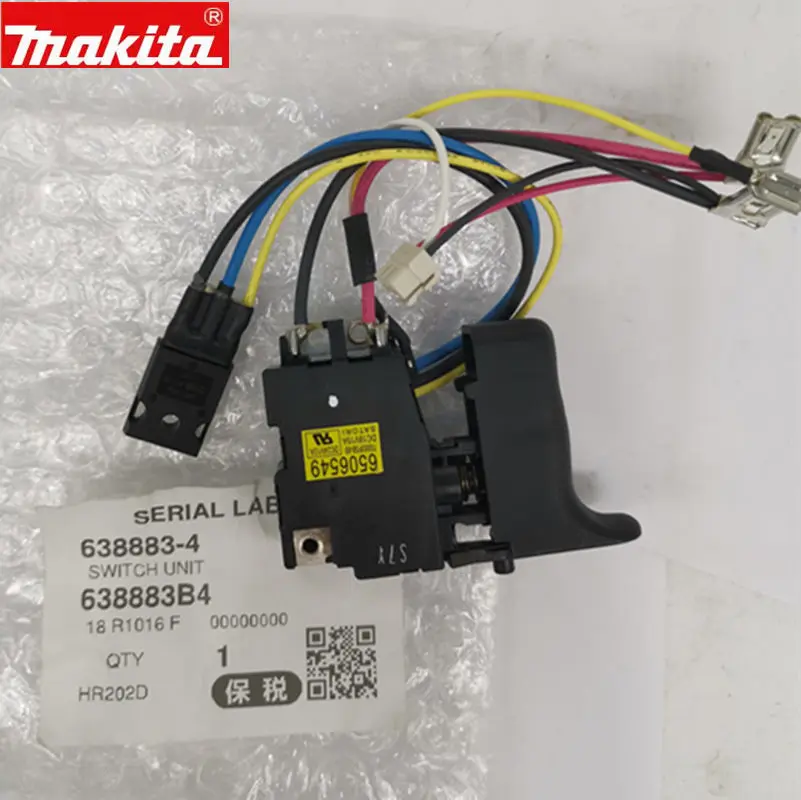 MAKITA 650578-9 6506549 6505789 638883-4 переключатель для DHR202 ...