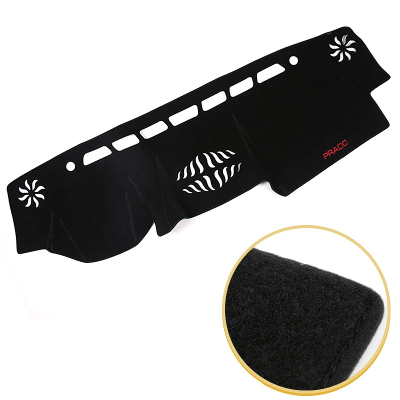 

Приборная панель автомобиля, избегайте света, накладка на приборную панель, коврик, ковры с левым рулем для Toyota Land Cruiser Prado 150 FJ150 2010-2017 2018 2019