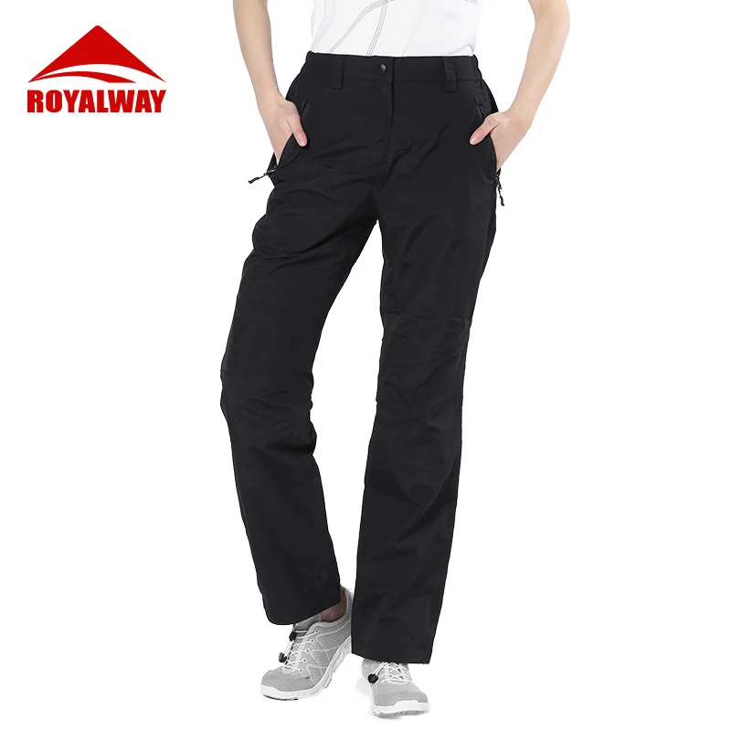 

ROYALWAY 2019 New arrival Trekking Pants Women Outdoor Quick Dry Breathable Camping Hiking Light Loose Sports Pants ROL3019CS