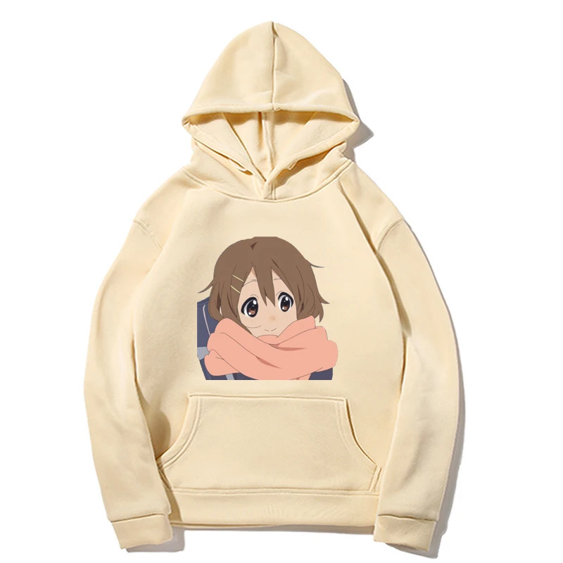 Худи yui hirasawa осенне-зимний Свитшот унисекс мужская и женская повседневная