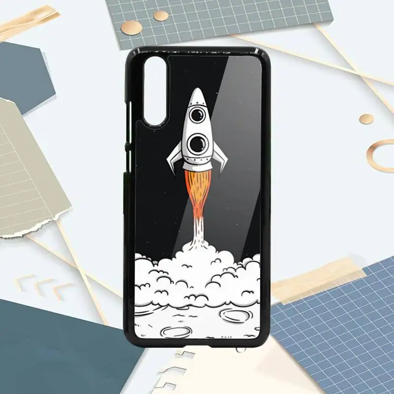 

Cartoon spacecraft universe Phone Case PC For Samsung galaxy S note 8 9 20 10 e lite2019 plus pro ultra