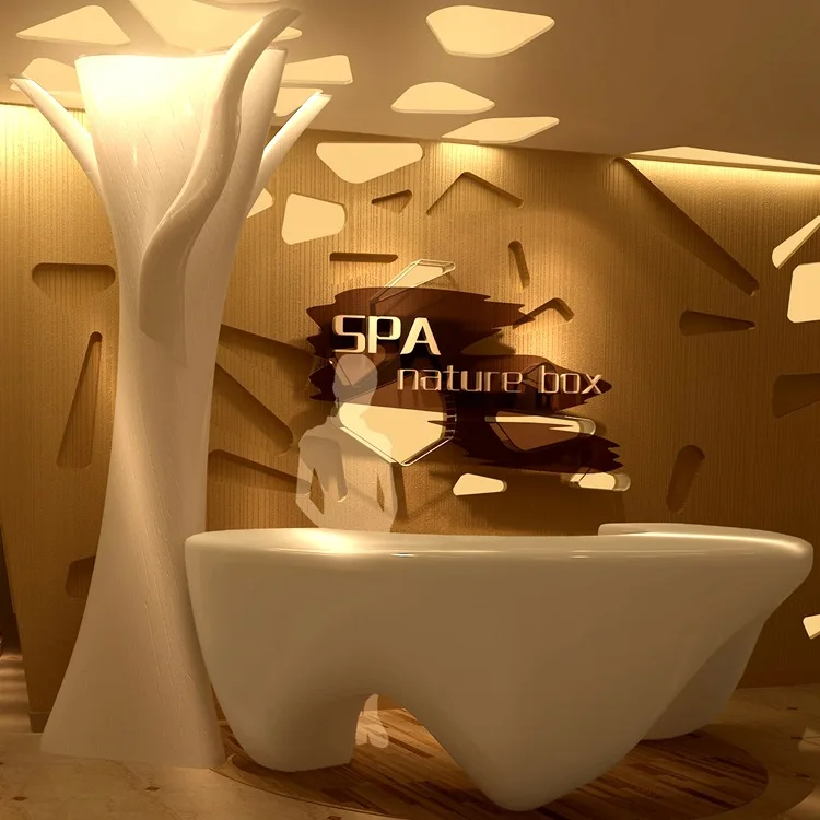 

Горячая Распродажа оптовая продажа, мебель для салона красоты, современная, б/у, 3 формы, стойка регистрации, украшение для мебели # QT2000-B