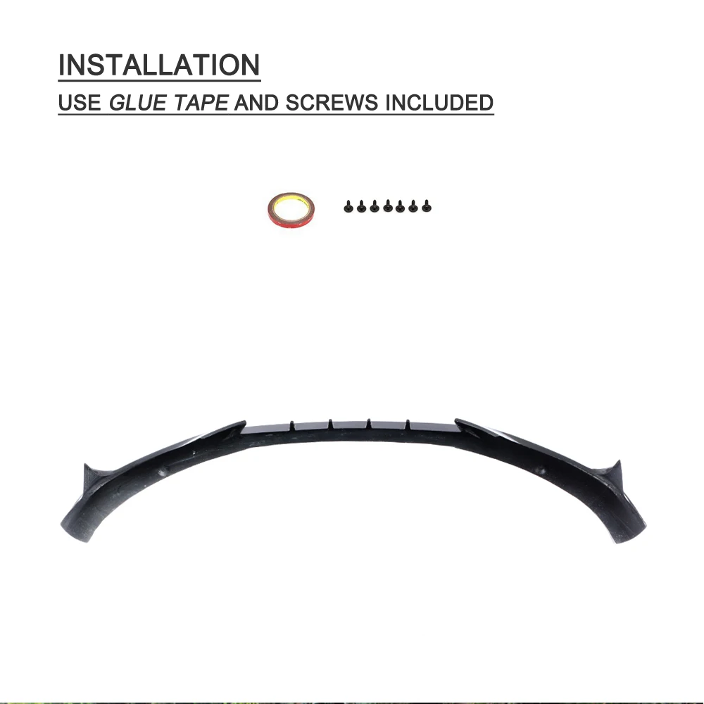 Углеродное волокно передний бампер для Audi TT стандартный диффузор 2015 2016 2017 2018 |