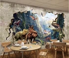 Фотообои самоклеящиеся, 3d, водостойкие, с изображением Королевства динозавров