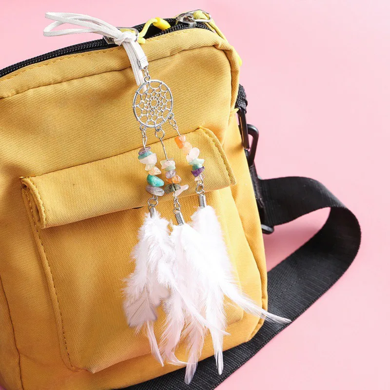 Мини Подвеска Ловец снов индийские Ловцы автомобиль и сумка Декор колокольчики