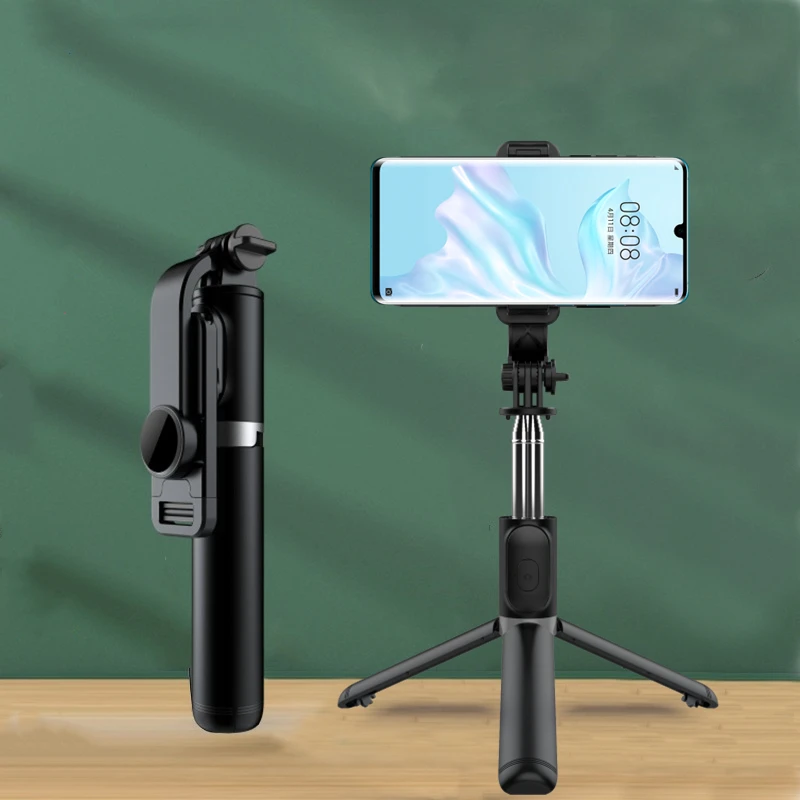 

FGCLSY Wireless Bluetooth Selfie Stick Tripod Foldable Monopods With Remote Shutter Mini Extendable 360° Rotation Phone Clip