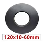 Кольцевой ферритовый магнит 120x10 мм, отверстие 60 мм, постоянный магнит 120 мм x 10 мм, черный круглый керамический магнит для динамика 120*10-60x10 мм, 1 шт.