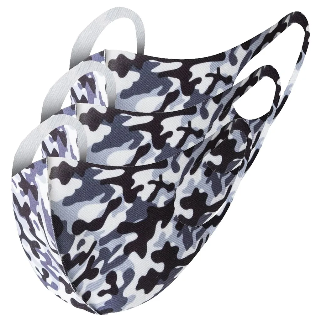 Маска маскирующая многоразовая для лица PM2.5 3 шт.|Маска велоспорта| |