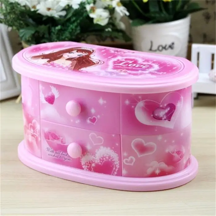 Музыкальная шкатулка Танцующая балерина Шкатулка чехол для хранения с зеркалом