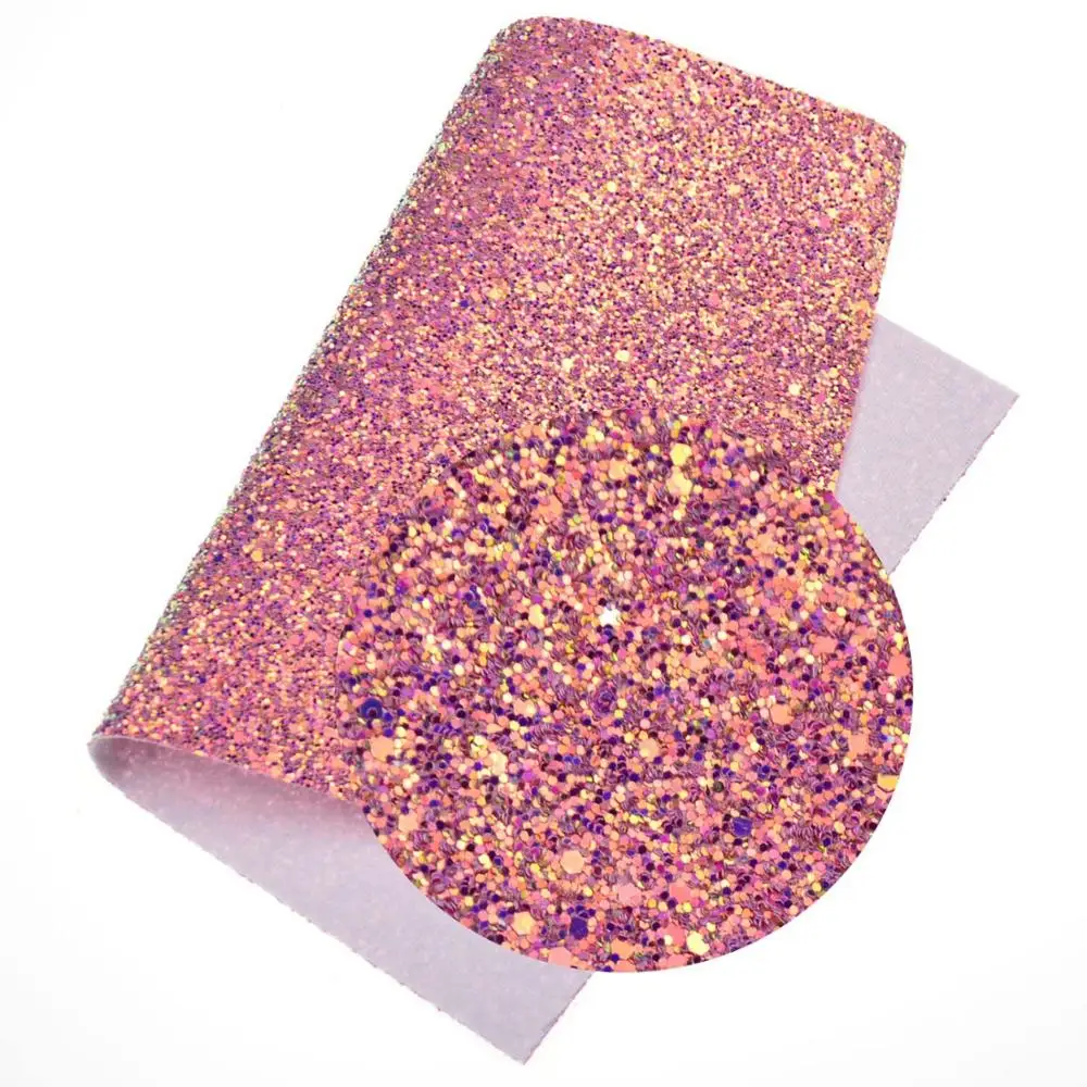 Dark Pink 22*30 см A4 Лоскутная блестящая искусственная кожа Блестящий бант Ткань DIY аксессуары ткань ручной работы лоскутный материал - Цвет: Dark Pink