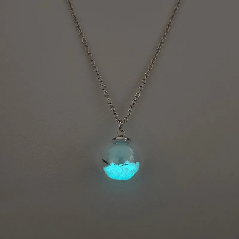 

100pcs/lot European and American creative bulb luminous jewelry multicolor luminous pendant selling diy