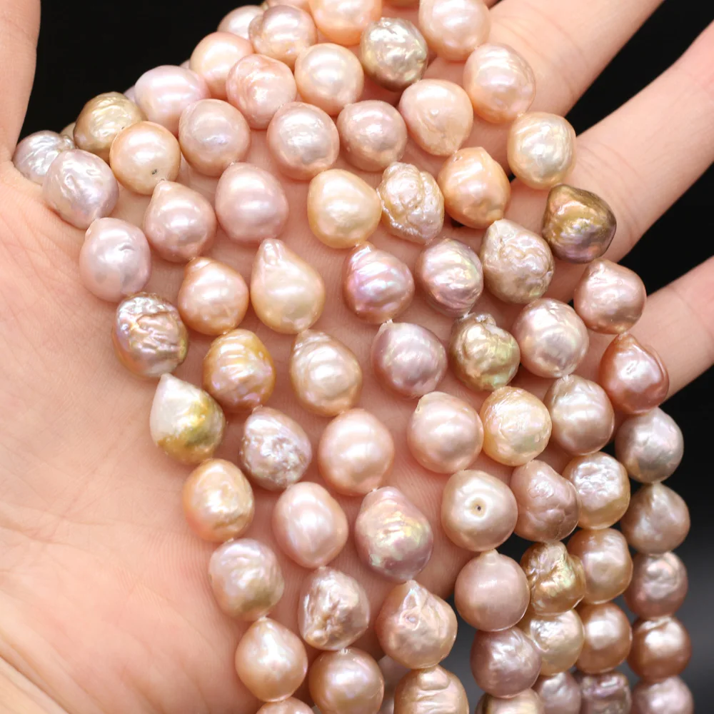 

Natural Purple Baroque Shaped Pearl Handmade Crafts DIY Romantic Charm Elegant Necklace Bracelet Jewelry Accessories Gift Making