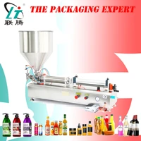 fully pneumatic paste filling machine pneumatic with single cylinder piston shampoo cream sauce lotion oil filler free shipping