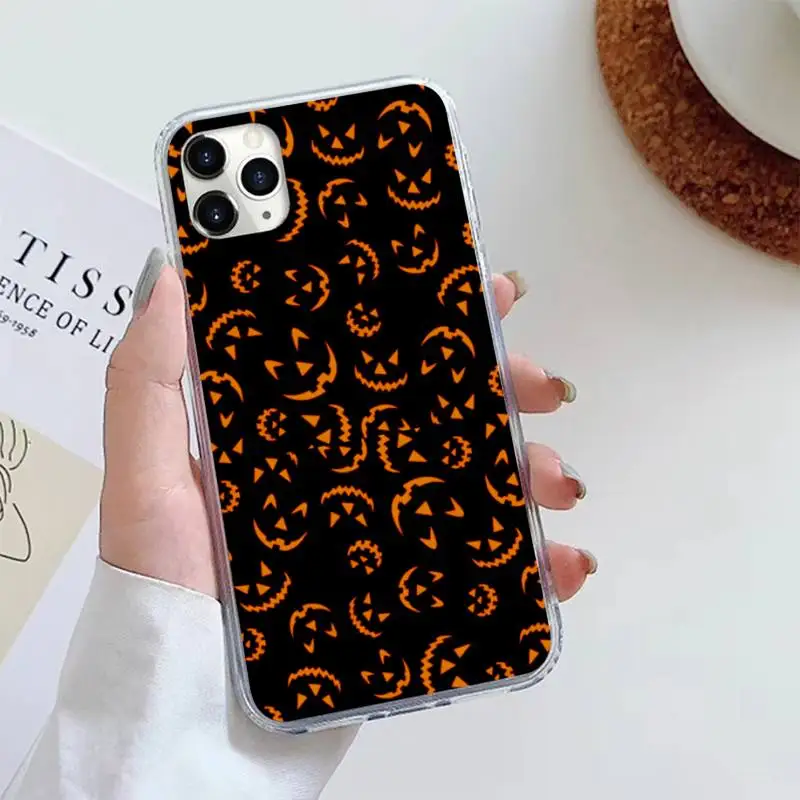 

Halloween pumpkin Phone Case For iphone 12 5 5s 5c se 6 6s 7 8 plus x xs xr 11 pro max mini