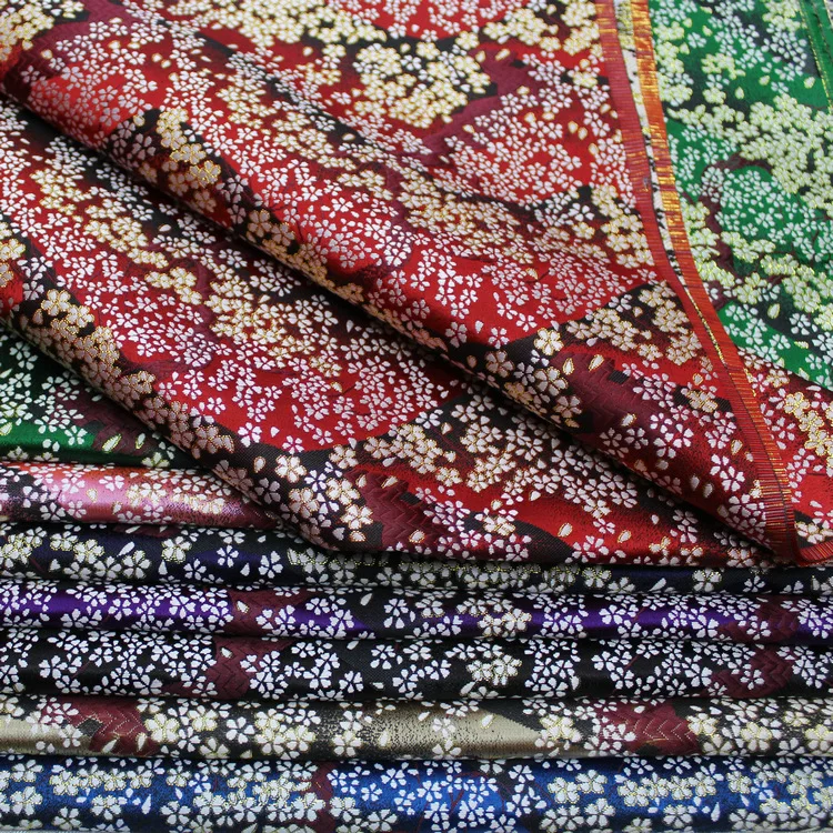 Шелковая жаккардовая ткань в японском стиле Чонсам и кимоно декоративная | Дом
