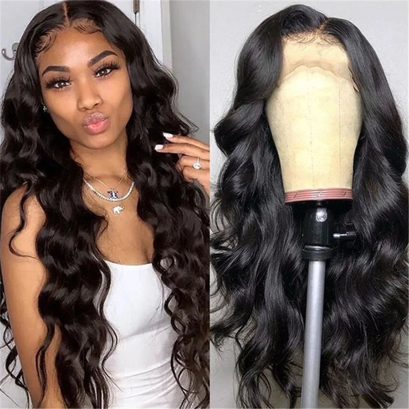

Wig women's long curly hair black big wavy filament headgear wig
