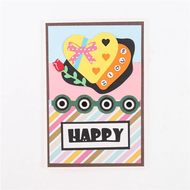 YaMinSanNio Heart Dies Love Frame Metal Cutting New 2020 Craft Scrapbooking Card Making Embossing Diecut Decor Stencil | Дом и сад