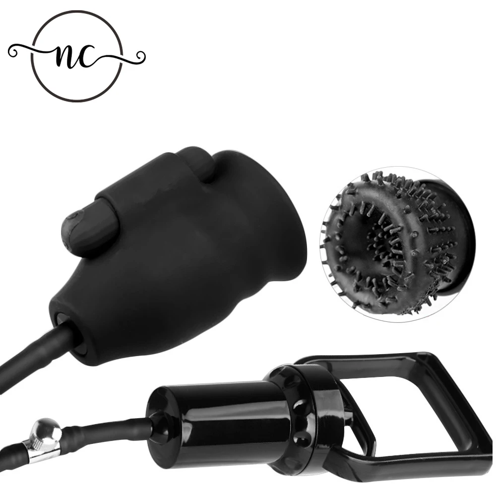 Взрослые Товары для мужчин Минет головки вибратор насос пениса массажер сосания