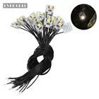 DD00WM 20 шт.40 шт. предварительно подключенный теплый белый SMD 3528 Светодиодный светильник, набор 12 В  18 в, Новинка