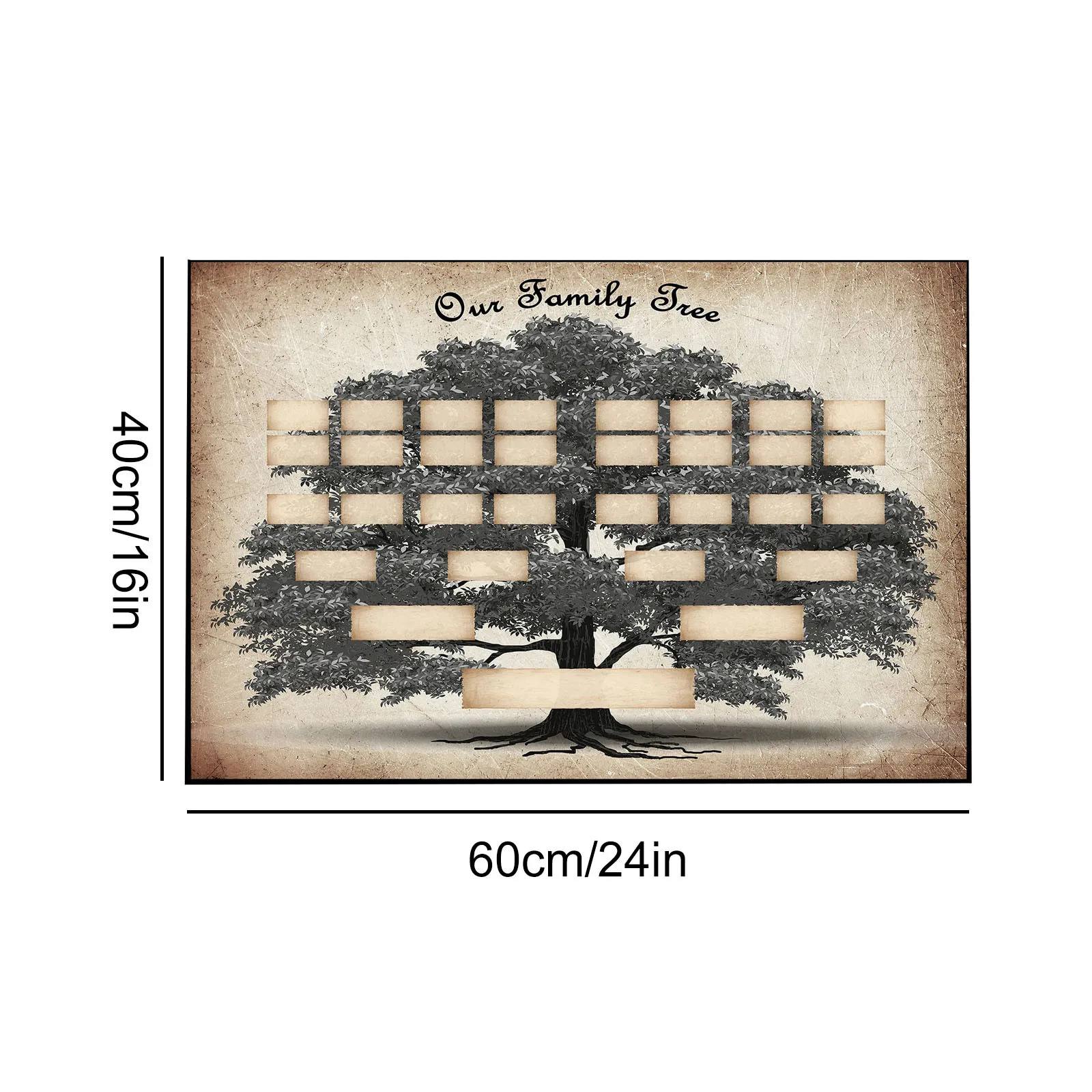 2021 креативная Высококачественная семейная геналогия настенная живопись