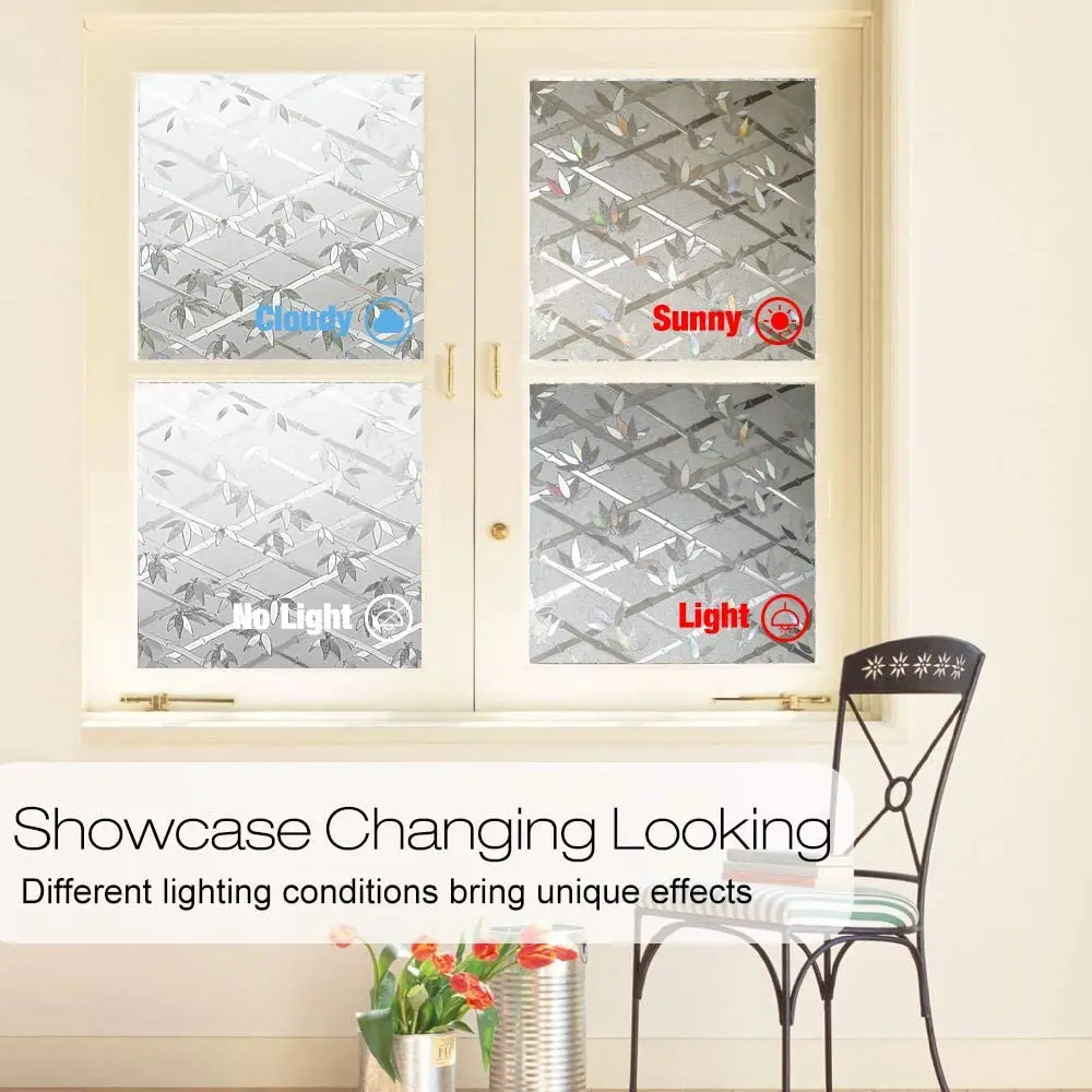 Радуга оконная Пленка Конфиденциальности защищают от УФ лучей Стекло Виниловая