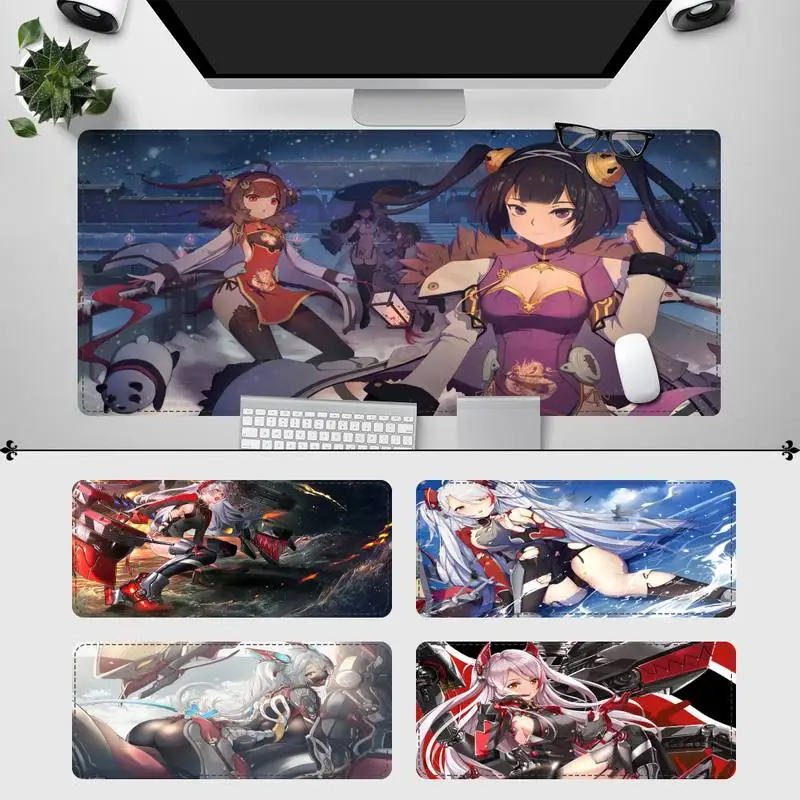 

Cheap Azur Lane Prinz Eugen Mouse Pad PC Laptop Gamer Mousepad Anime Antislip Mat Keyboard Desk Mat For Overwatch/CS GO