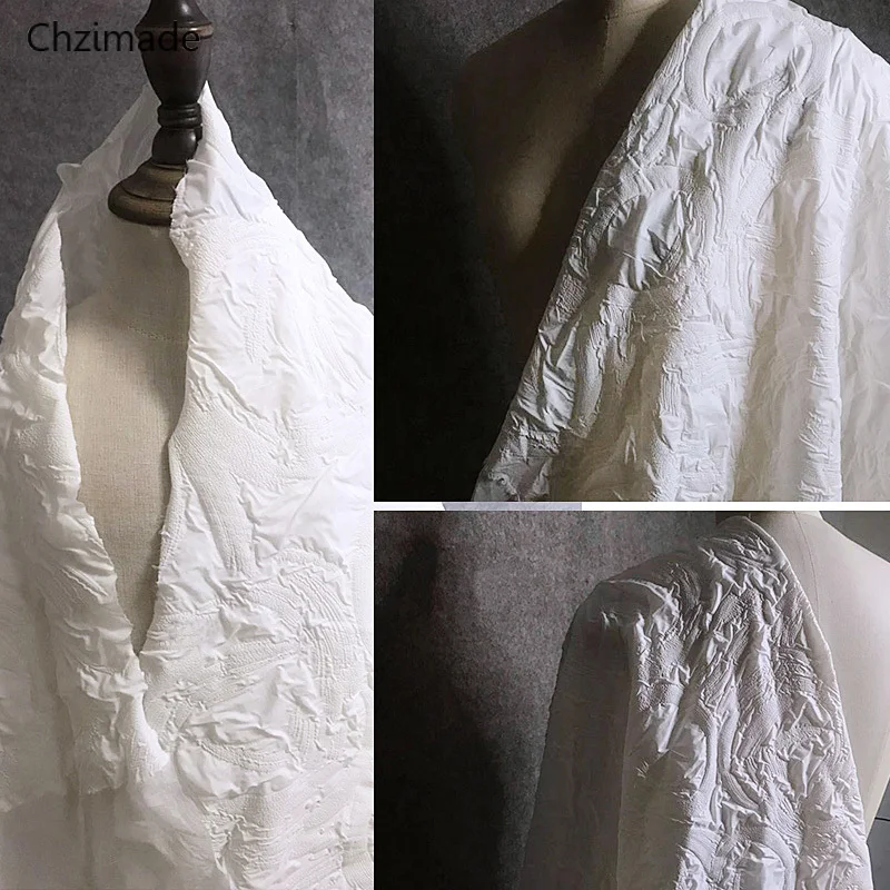 

45x145 см, нейлоновая белая плиссированная сетчатая ткань для юбки, платья, материалы для шитья «сделай сам»