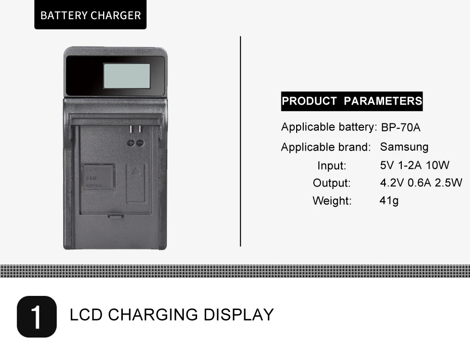 PALO 1 шт. аккумуляторная батарея для цифровых фотоаппаратов BP-70A для SAMSUNG ES65 ES70 ES73 PL80 PL90 PL100 ST30 ST60 SL50 SL600 TL105 TL110 WP10 WB35F