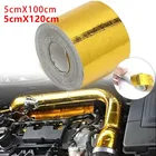 Золотая термолента для выхлопных газов, ширина 5 см, длина 1 м, 1,2 м