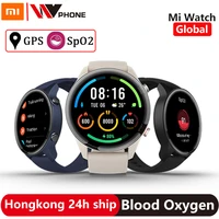 xiaomi global mi watch blood oxygen gps fitness tracker bluetooth 5 0 heart rate monitor 1 39 amoled smartwatch 5atm waterproof