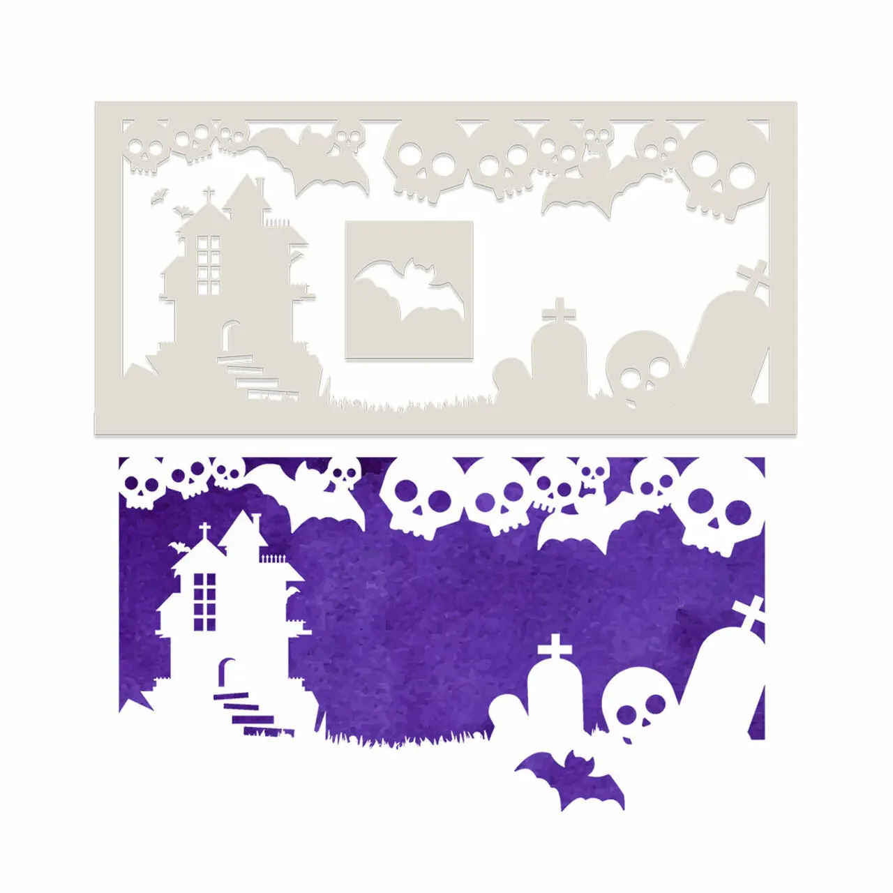 

Terrifying Skulls Stencil Scrapbook Diary Decoration Embossing Template DIY Greeting Card Handmade New Arrival 2021