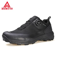 humtto waterproof hiking shoes for men mountain mens sneakers camping trekking boots climbing sport safety man tactical shoes