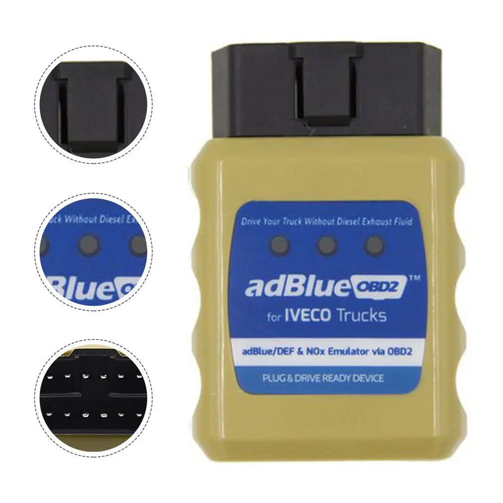 Эмулятор AdBlue NOX эмуляция AdblueOBD2 Plug & Drive готовое устройство от OBD2 Trucks Adblue для IVECO|Приборы измерения уровня| |