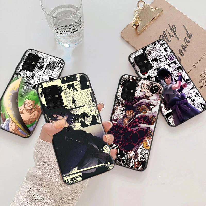

Hot Japanese Anime Character Silicon Phone Case For Samsung Galaxy A51 A71 A52 A72 4G 5G Carcasa Funda Soft TPU Customized Cover