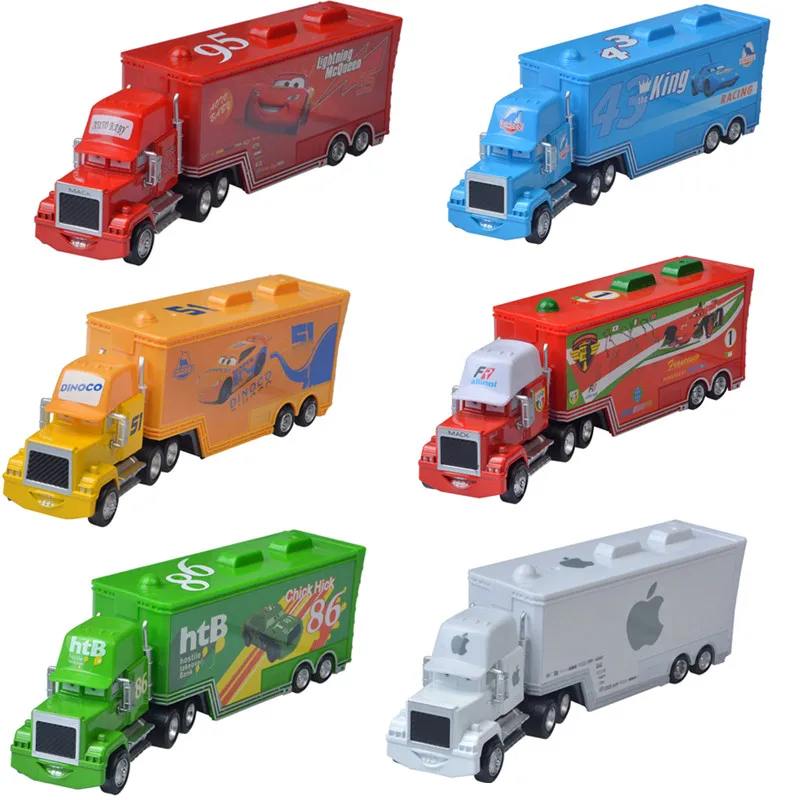 

Cars 2 Disney Pixar Cars 3 Speelgoed Lightning Mcqueen Mack Truck Jackson Storm Mater 1:55 Diecast Metaal Legering Auto modus