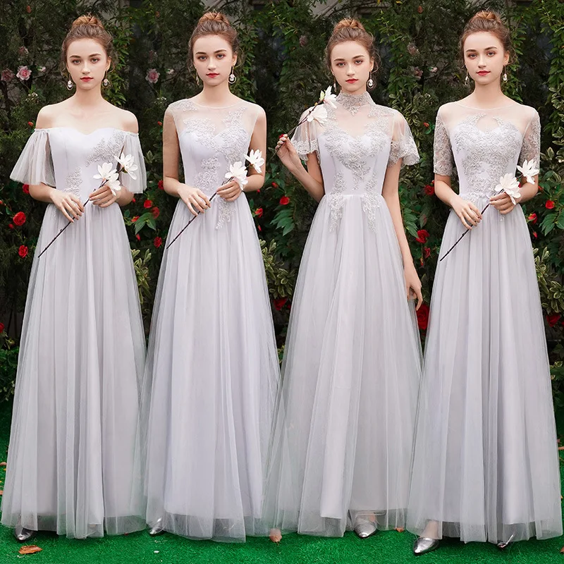 Платья подружек невесты для свадебной вечеринки женское длинное платье