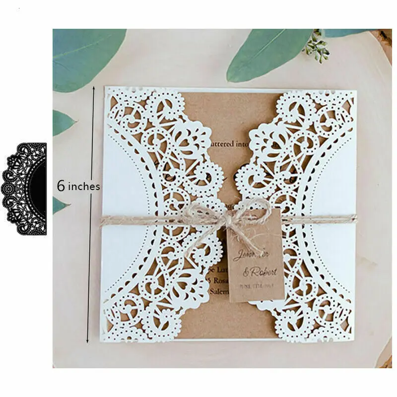

Die Cuts Lace Border Metal Cutting Dies Scrapbooking Embossing Paper Card Craft