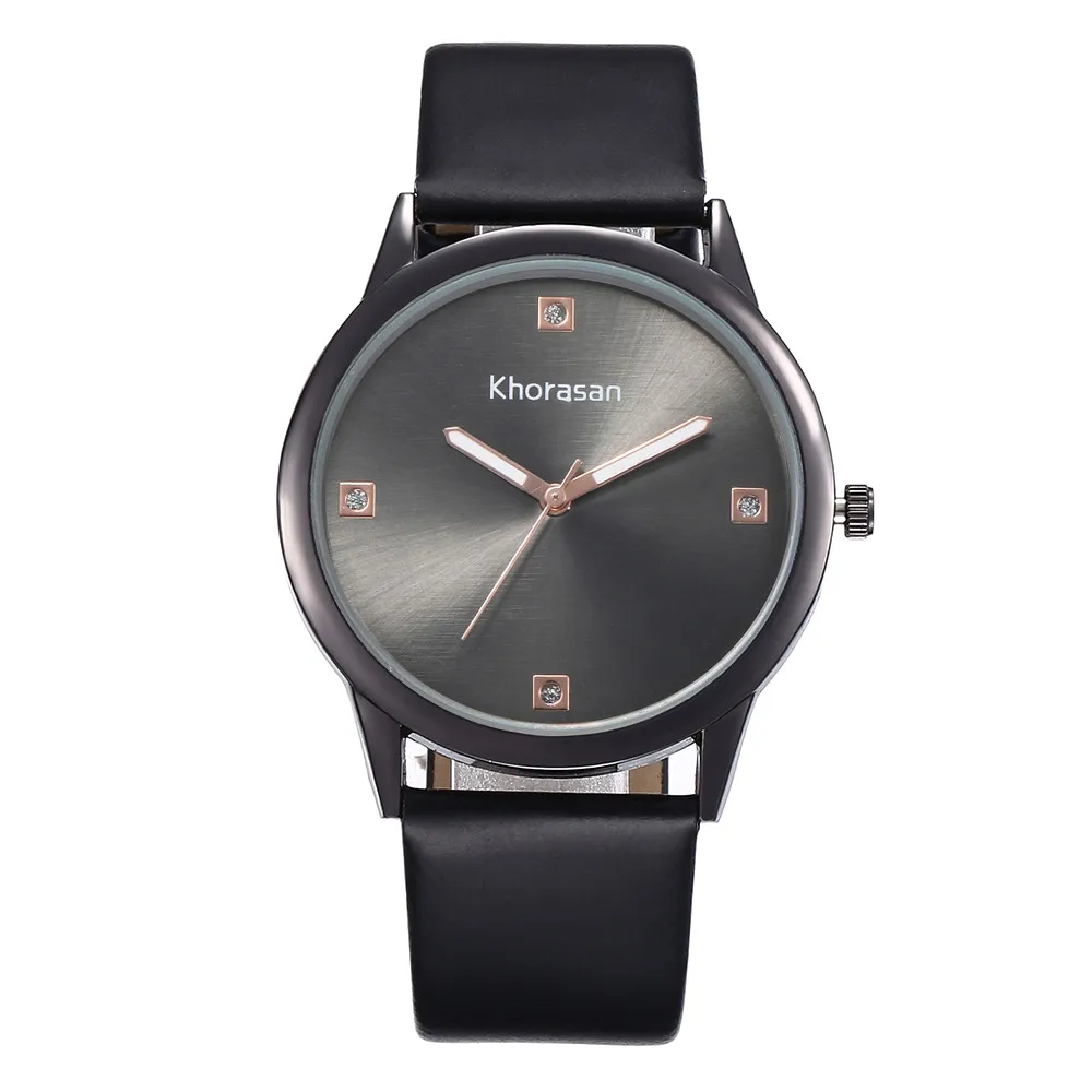Montre Femme современная мода Reloj Mujer кварцевые часы для женщин браслет Leeather